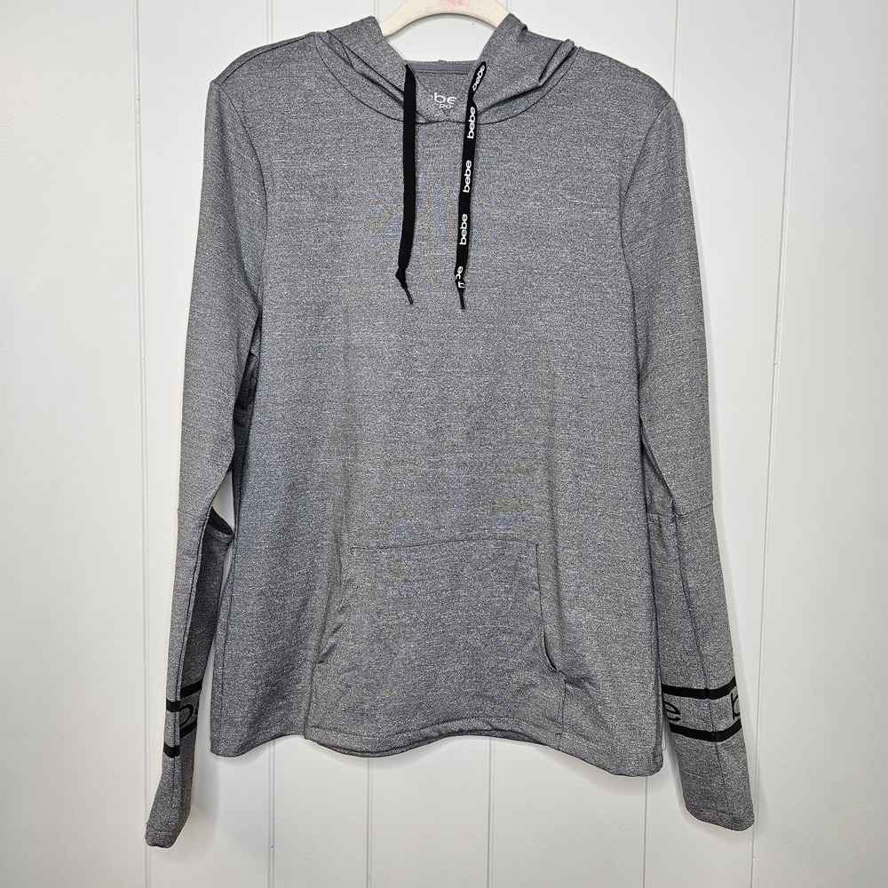 bebe Sport‎ Large Lightweight Polyester Spandex Hoodie